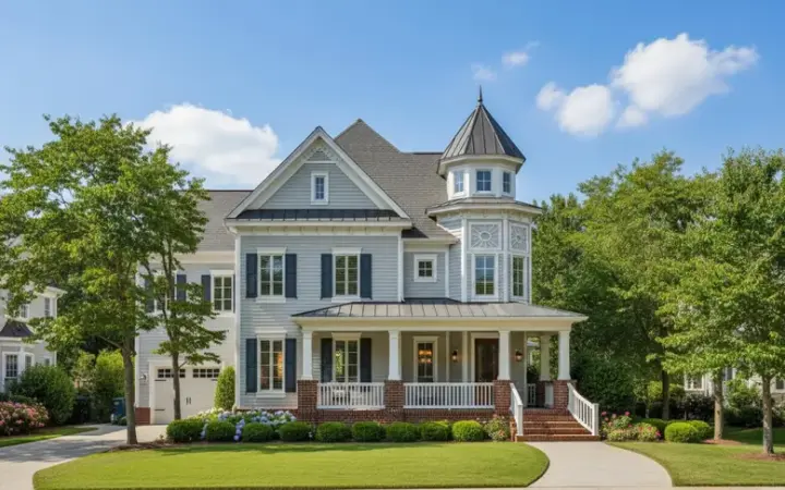 Victorian house plans 19-1843 - front exterior, 2,632 sq ft, 4 bed, 3 bath house plans | Monster House Plans