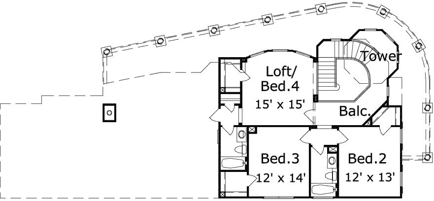 Upper/Second Floor Plan: 19-1843
