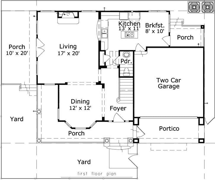 Main Floor Plan: 19-1844