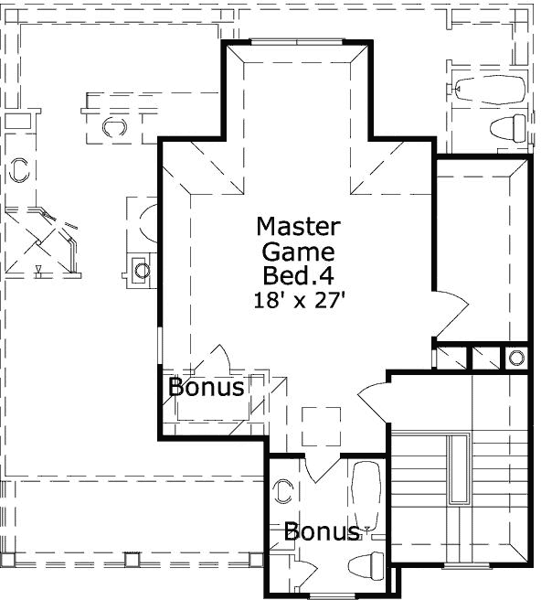 Upper/Second Floor Plan 19-1845