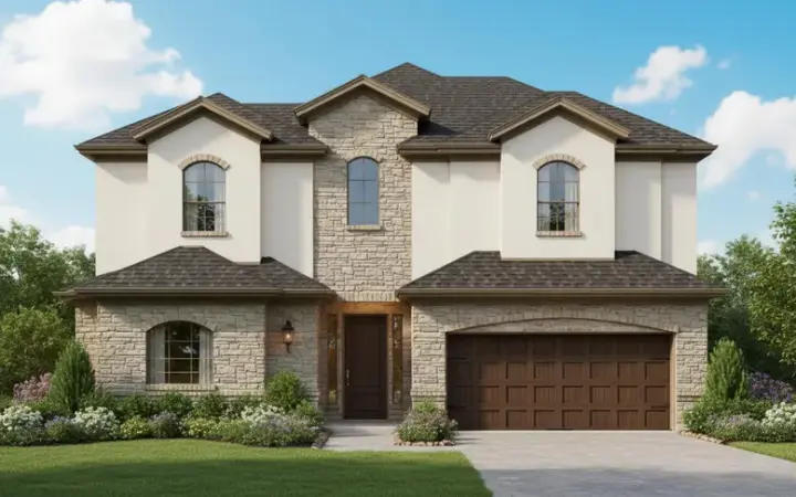 Tuscan house plans 19-1847 - front exterior, 2,764 sq ft, 3 bed, 2 bath house plans | Monster House Plans