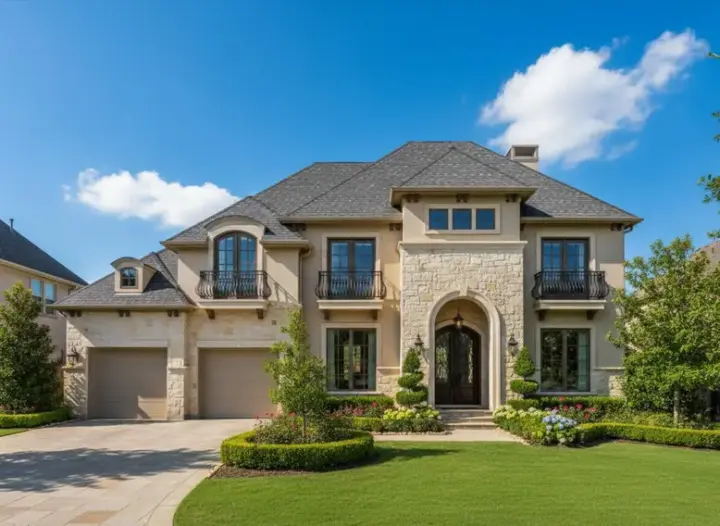 Waterfront house plans 19-1848 - front exterior, 4,089 sq ft, 4 bed, 4 bath house plans | Monster House Plans