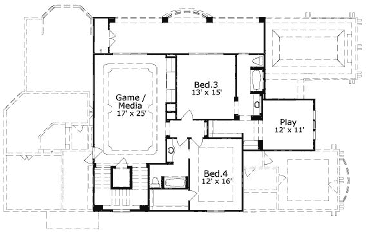 Third Floor Plan:19-1848