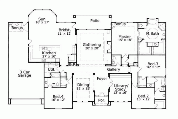 Main Floor Plan: 19-185