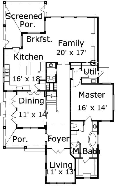 Main Floor Plan: 19-1851