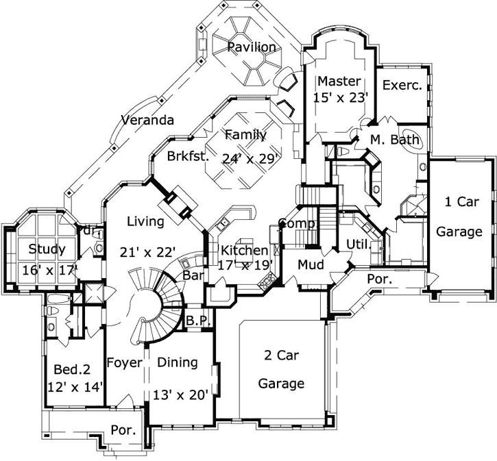 Main Floor Plan: 19-1852