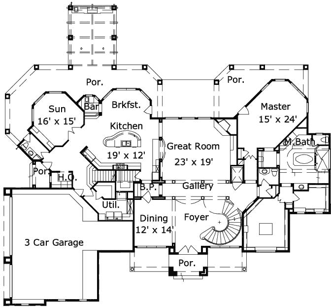 Main Floor Plan: 19-1853