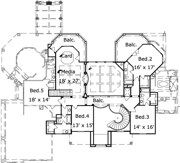 Upper/Second Floor Plan: 19-1853