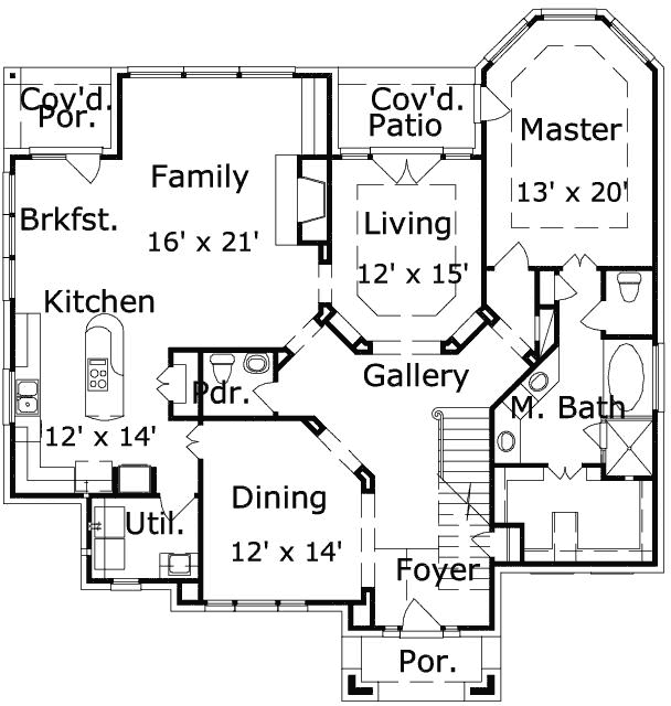 Main Floor Plan: 19-1854