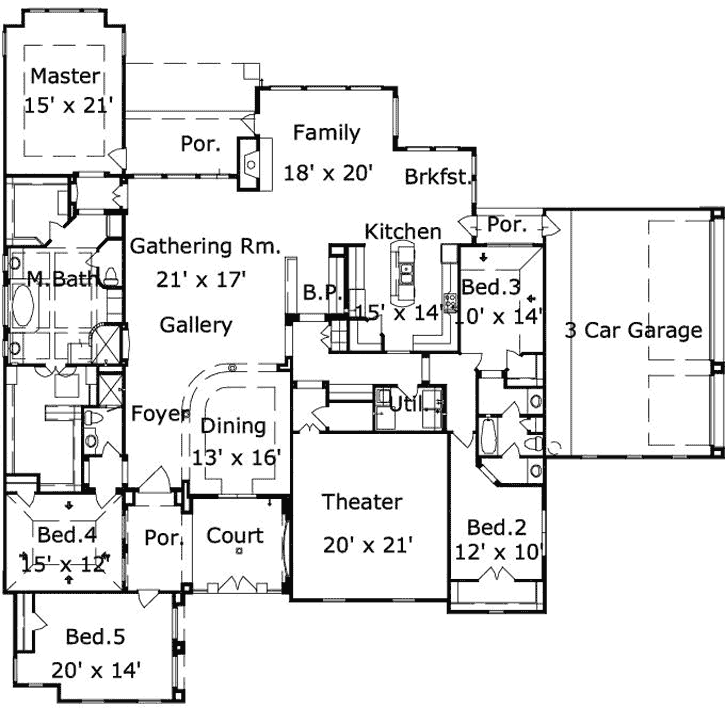 Main Floor Plan: 19-1855