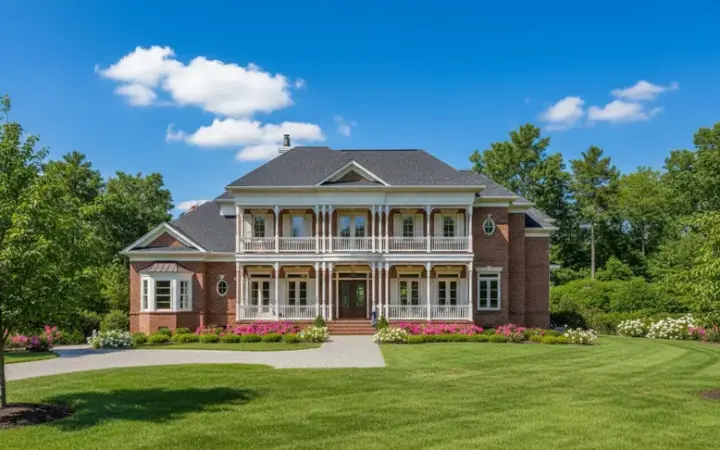 Country house plans 19-1858 - front exterior, 8,309 sq ft, 5 bed, 5 bath house plans | Monster House Plans