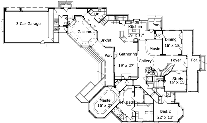 Main Floor Plan: 19-1858