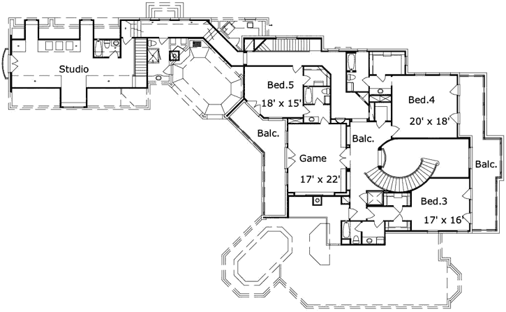 Upper/Second Floor Plan: 19-1858