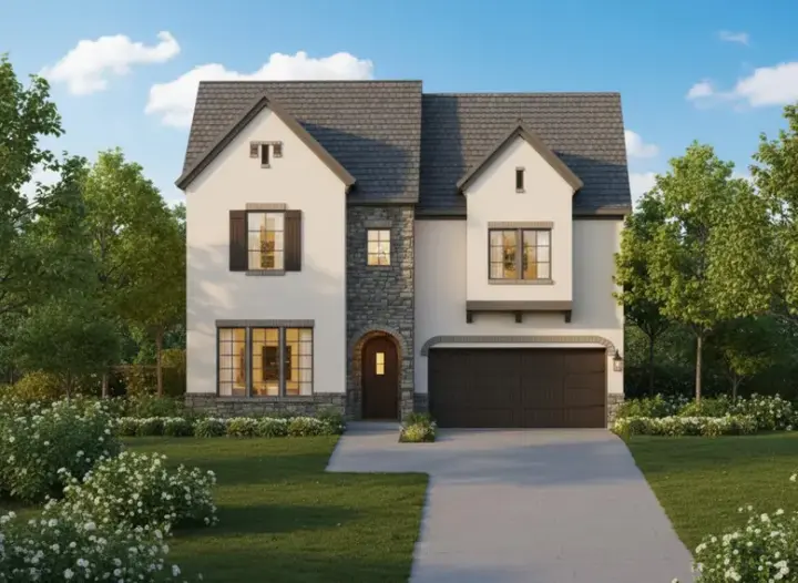 Tuscan house plans 19-1859 - front exterior, 4,484 sq ft, 4 bed, 3 bath house plans | Monster House Plans