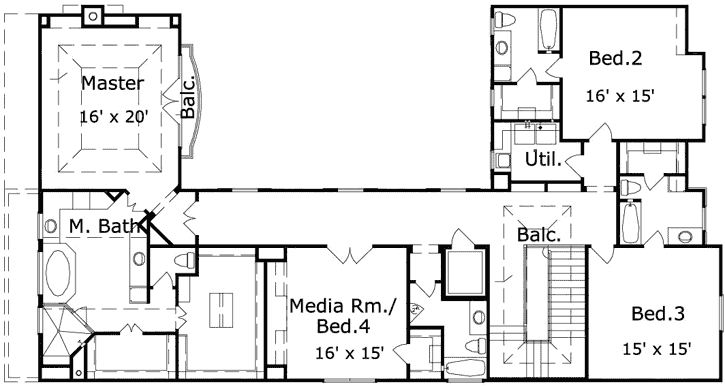 Upper/Second Floor Plan: 19-1859