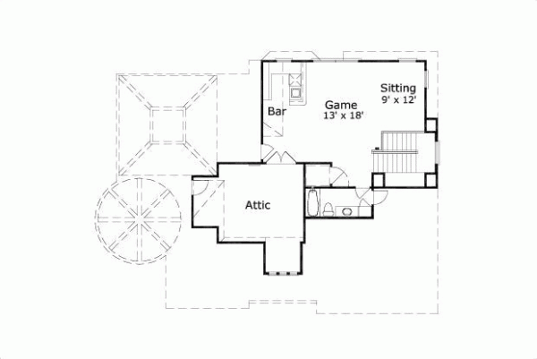 Upper/Second Floor Plan 19-186