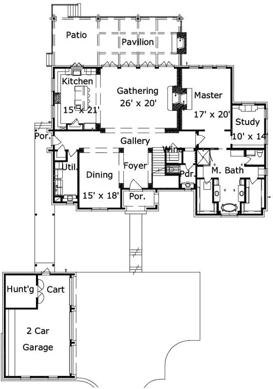Main Floor Plan: 19-1861