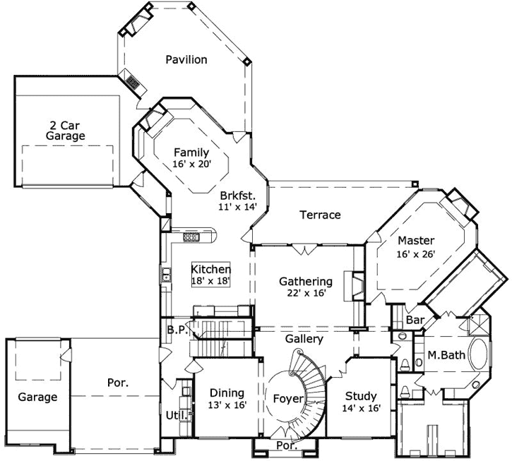 Main Floor Plan: 19-1862