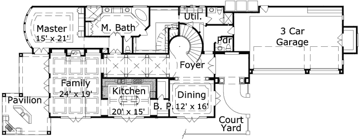 Main Floor Plan: 19-1863