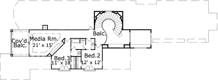 Upper/Second Floor Plan:19-1863