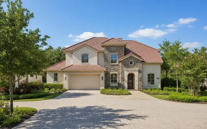 Mediterranean house plans 19-1864 - front exterior, 3,389 sq ft, 4 bed, 3 bath house plans | Monster House Plans