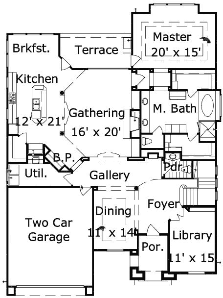 Main Floor Plan: 19-1864
