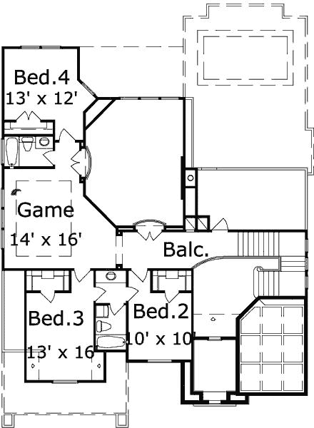 Upper/Second Floor Plan: 19-1864