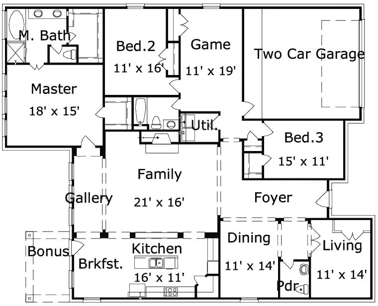 Main Floor Plan: 19-1866