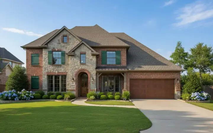 French Country house plans 19-1869 - front exterior, 3,025 sq ft, 4 bed, 3 bath house plans | Monster House Plans