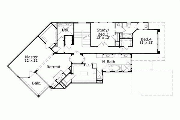 Upper/Second Floor Plan: 19-187