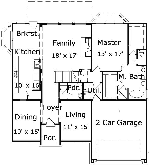 Main Floor Plan: 19-1872