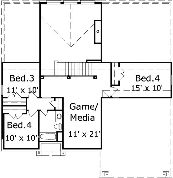Upper/Second Floor Plan: 19-1872