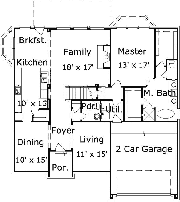 Main Floor Plan: 19-1874
