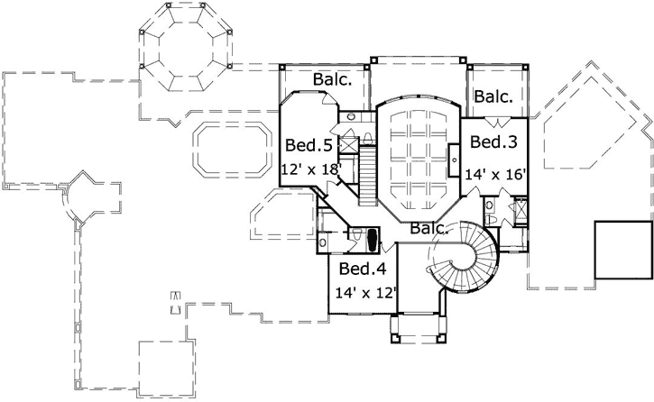 Upper/Second Floor Plan: 19-1877