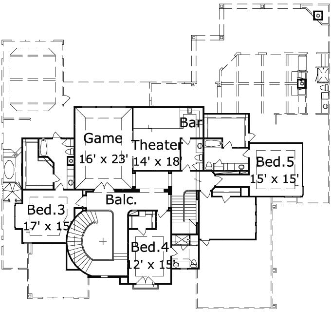 Upper/Second Floor Plan: 19-1878