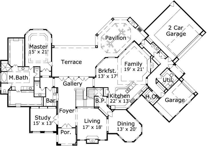 Main Floor Plan: 19-1881