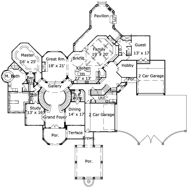 Main Floor Plan: 19-1882