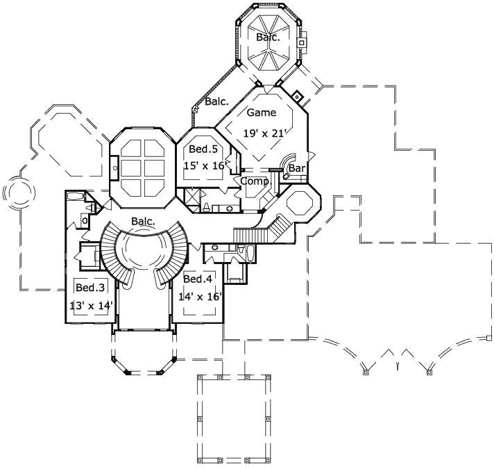 Upper/Second Floor Plan: 19-1882