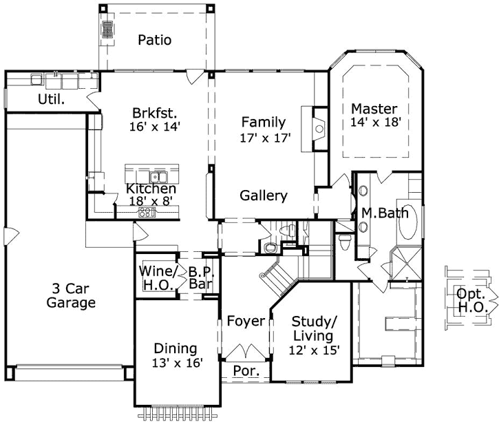 Main Floor Plan: 19-1883