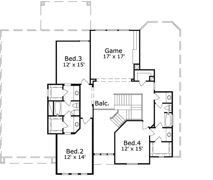 Upper/Second Floor Plan: 19-1883