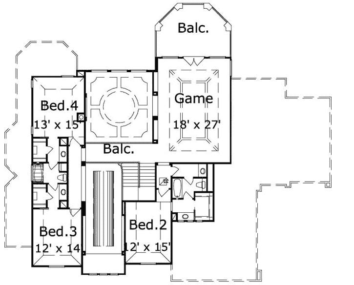 Upper/Second Floor Plan: 19-1884