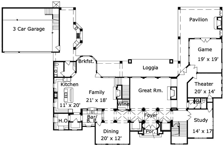 Main Floor Plan: 19-1885