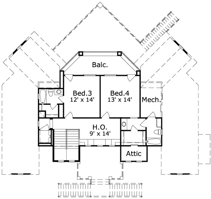 Third Floor Plan:19-1887