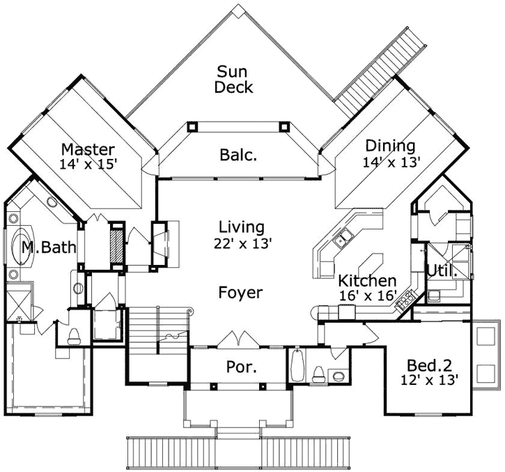 Upper/Second Floor Plan:19-1887