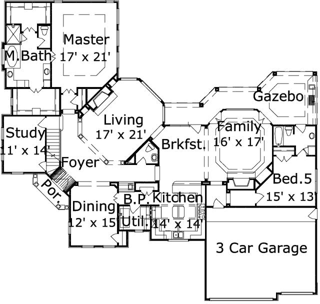 Main Floor Plan: 19-1888