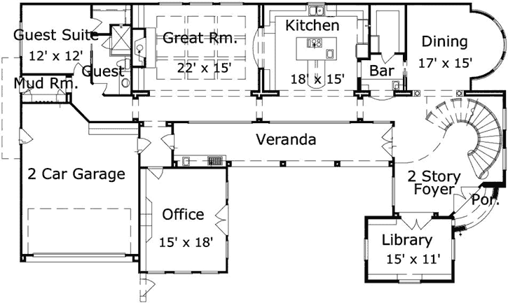 Main Floor Plan: 19-1890