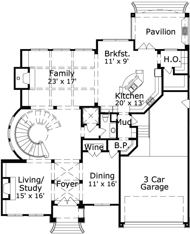Main Floor Plan: 19-1891