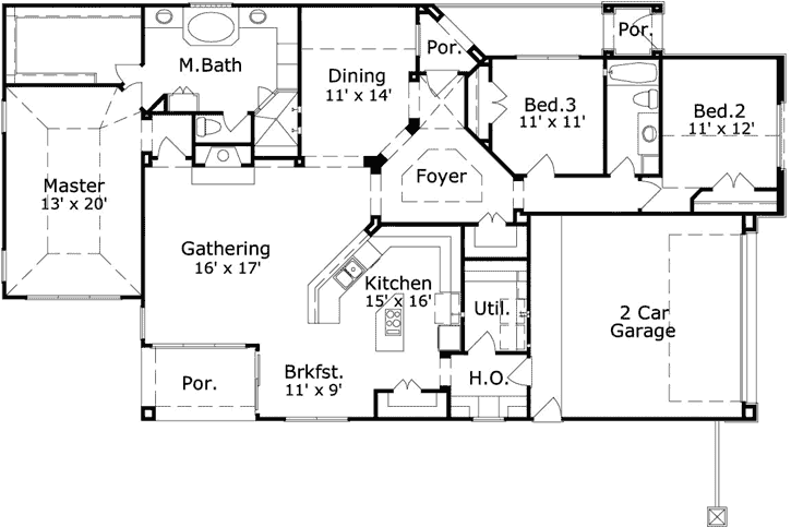 Main Floor Plan: 19-1893