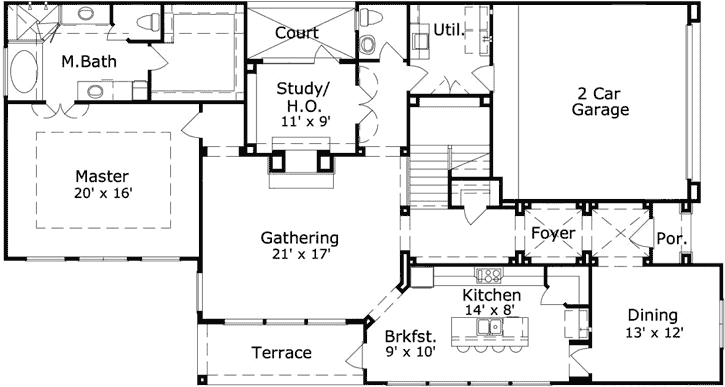 Main Floor Plan: 19-1899