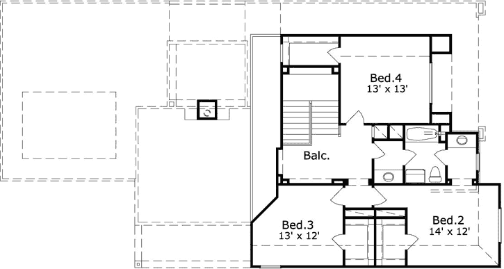 Upper/Second Floor Plan: 19-1899